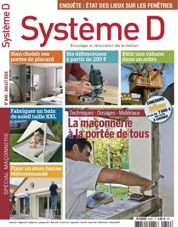 Système D N°846 – La Maçonnerie à La Portée de Tous