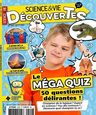 Science et Vie Découvertes N°260 – Août 2020