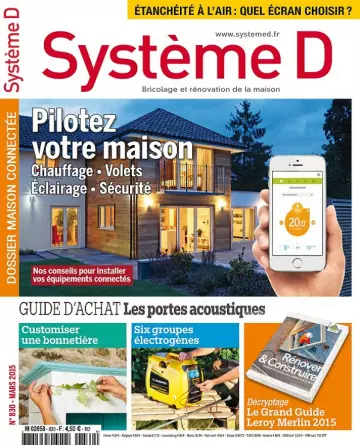 Système D N°830 – Pilotez Votre Maison