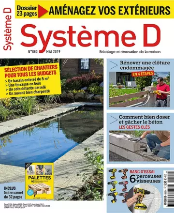 Système D N°880 – Mai 2019