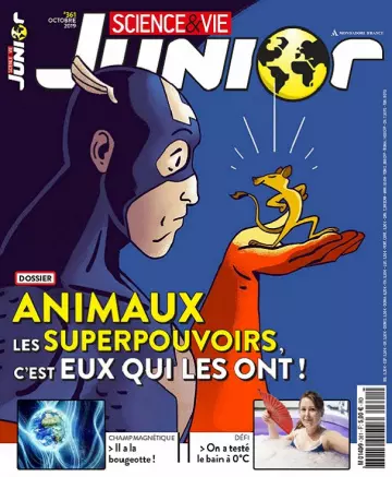 Science et Vie Junior N°361 – Octobre 2019