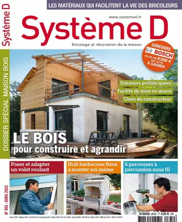 Système D N°831 – Le Bois Pour Construire et Agrandir