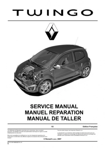 RENAULT TWINGO II - MANUEL RÉPARATION